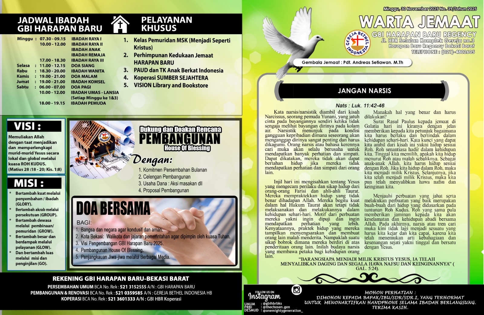 Warta Jemaat GBI Harapan Baru